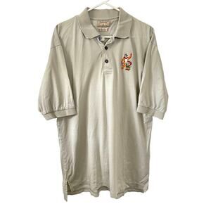 Dunbrooke Kellogg Polo Short Sleeve Shirt Men Sz Large Tony the Tiger Leprechaun